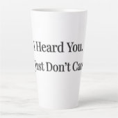 Tasse Latte esthétique de vie douce (Devant)