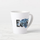 Tasse Latte Estonie (Angle droit)