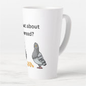 Tasse Latte Et le pain ? (Angle droit)