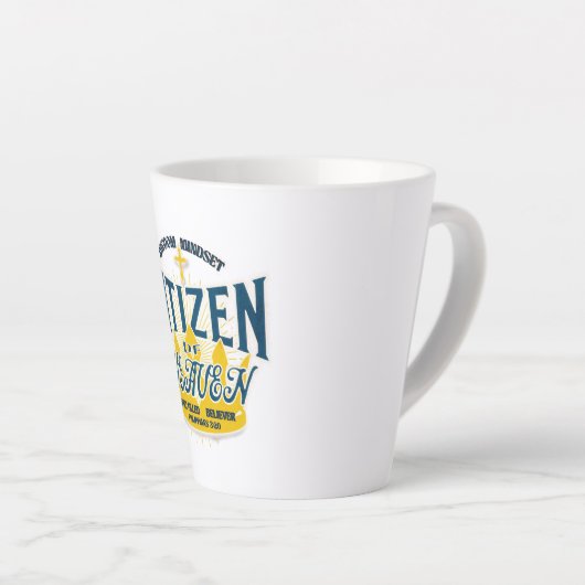 Tasse Latte État d'esprit (Angle droit)