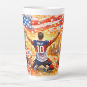 Tasse Latte États-Unis en Coupe du Monde 2026