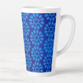 Tasse Latte Étoile Bleue De David Hanoukka (Droite)