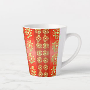 Tasse Latte Étoile de lune de Noël Motif-65756