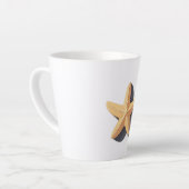 Tasse Latte Étoile de mer et son ombre (Angle gauche)