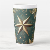 Tasse Latte étoile de noël (Devant)