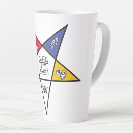 Tasse Latte Étoile orientale (Angle droit)