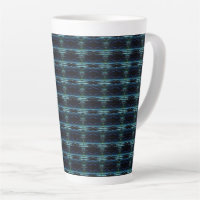 Etoiles arc-en-ciel bleu vert, Motif Artdeco