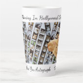 Tasse Latte Étoiles Brillantes Hollywood Chats Photo & Motif, (Devant)