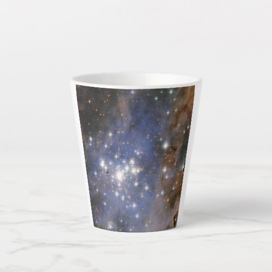 Tasse Latte Étoiles de diamant en Carina Nebula Hubble Space (Devant)
