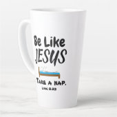 Tasse Latte Être comme Jésus (Angle gauche)