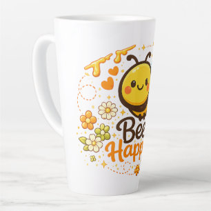 Tasse Latte Être Heureux