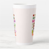 Tasse Latte Être Mexicain Américain Est Difficile (Devant)
