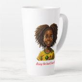 Tasse Latte Être mon meilleur (Angle droit)