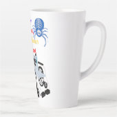 Tasse Latte Être patient ne devrait pas vous tuer (Droite)