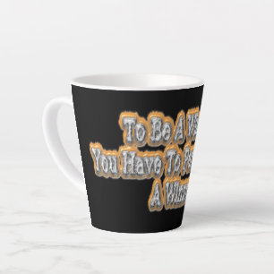 Tasse Latte "Être Un Vainqueur" Joli Design. Commandez dès mai