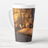 Tasse Latte Étude de sorcier de fantasy médiéval (Angle gauche)