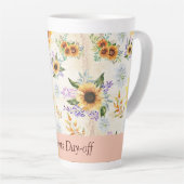 Tasse Latte Étudiant Boire (Angle droit)