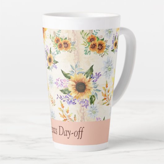 Tasse Latte Étudiant Boire (Angle droit)