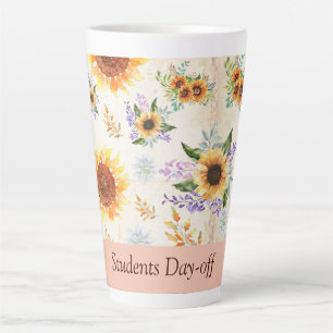 Tasse Latte Étudiant Boire