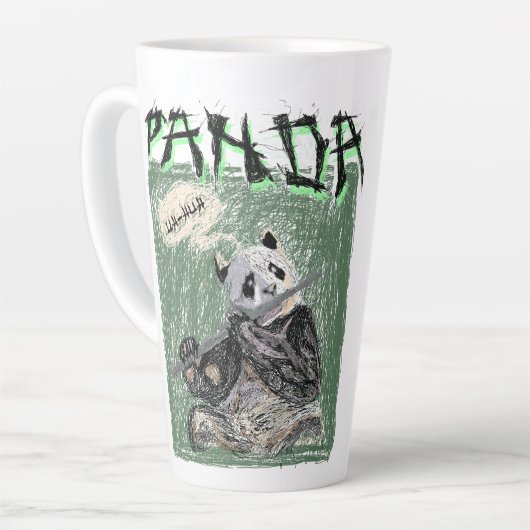 Tasse Latte Euh-Huh Panda (Angle gauche)