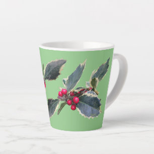 Tasse Latte Europe Holly Cust. Musique verte latte