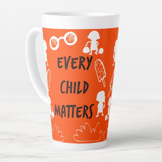 Tasse Latte Every Child Matters (Angle gauche)