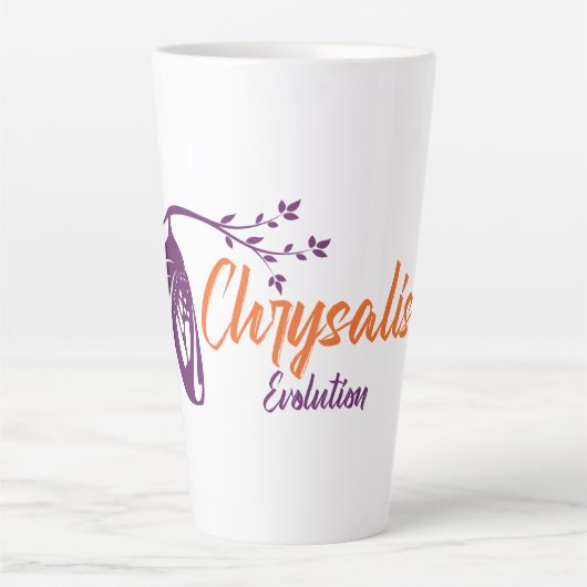 Tasse Latte Évolution de la Chrysalide (Devant)