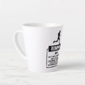 Tasse Latte Exécution de la définition (Angle gauche)