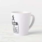 Tasse Latte Exécution de la définition (Angle droit)