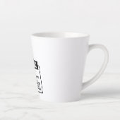 Tasse Latte Exécution de la définition (Droite)