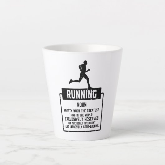 Tasse Latte Exécution de la définition (Devant)