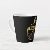 Tasse Latte Exécution de la définition (Angle gauche)