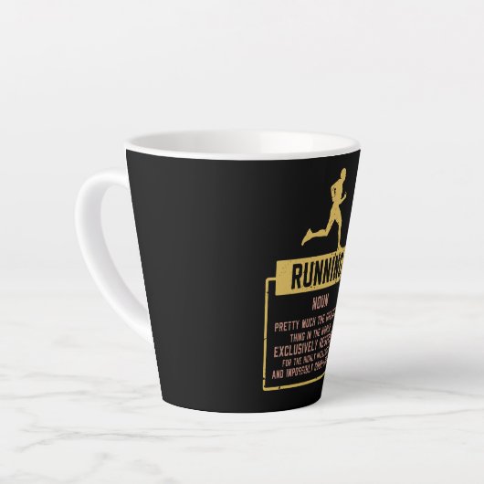 Tasse Latte Exécution de la définition (Angle gauche)