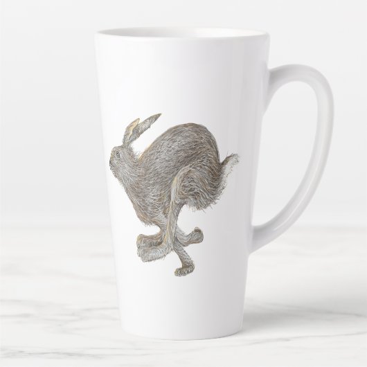 Tasse Latte Exécution de Rabbit exécution de hachage art rapid (Droite)
