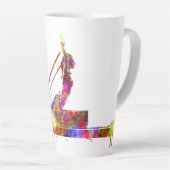 Tasse Latte exercice de gymnastique (Angle droit)