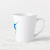 Tasse Latte Exotic Rainbow Hummingbird (Droite)