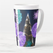 Tasse Latte Exploration urbaine Sites célèbres Dubaï Émirats a (Angle droit)