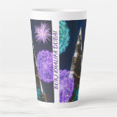 Tasse Latte Exploration urbaine Sites célèbres Dubaï Émirats a (Devant)