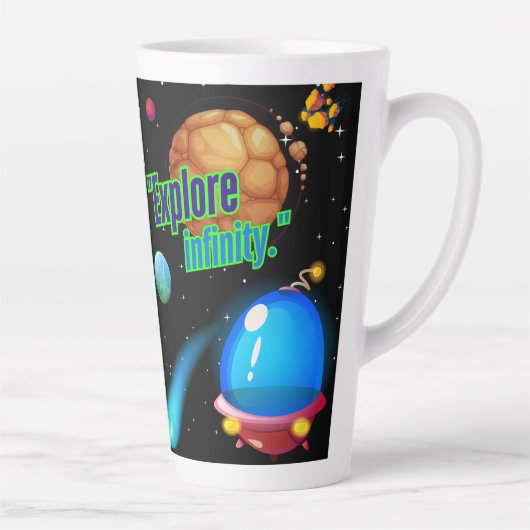 Tasse Latte Explorer l'infini (Droite)