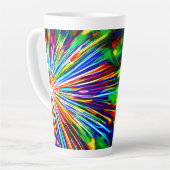 Tasse Latte Explosion arc-en-ciel (Angle gauche)