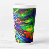 Tasse Latte Explosion arc-en-ciel (Devant)