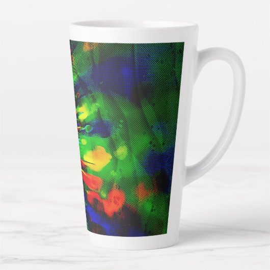 Tasse Latte Explosion arc-en-ciel (Droite)