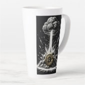 Tasse Latte Explosion de BTC (Angle droit)