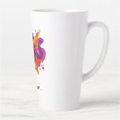 Tasse Latte explosion de taches de peinture (Droite)