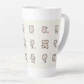 Tasse Latte expression (Angle droit)