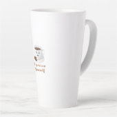 Tasse Latte Expresso Yourself – Funny Smiling Coffee Tee (Angle droit)