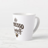 Tasse Latte Exprimez-vous Café (Angle droit)