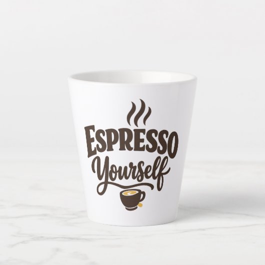 Tasse Latte Exprimez-vous Café (Devant)