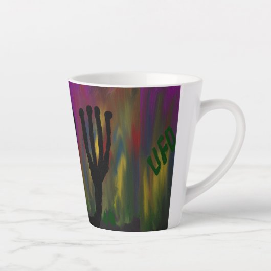 Tasse Latte extraterrestre (Droite)