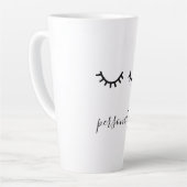 Tasse Latte Eyelashes noirs (Angle gauche)